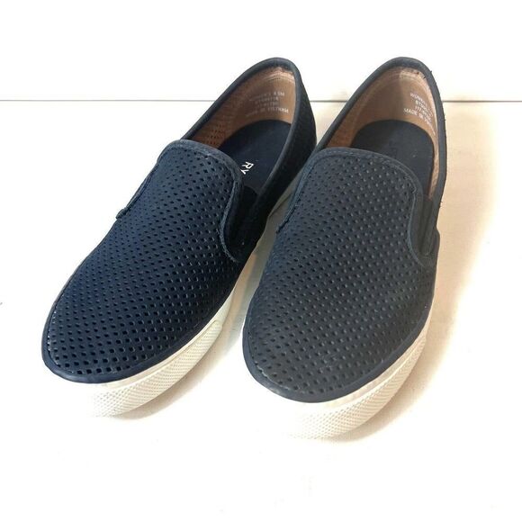 Sperry Shoes - Sperry Top-Sider Womens 9.5M Sneakers Boat Shoe Blue Leather Slip On Memory Foam